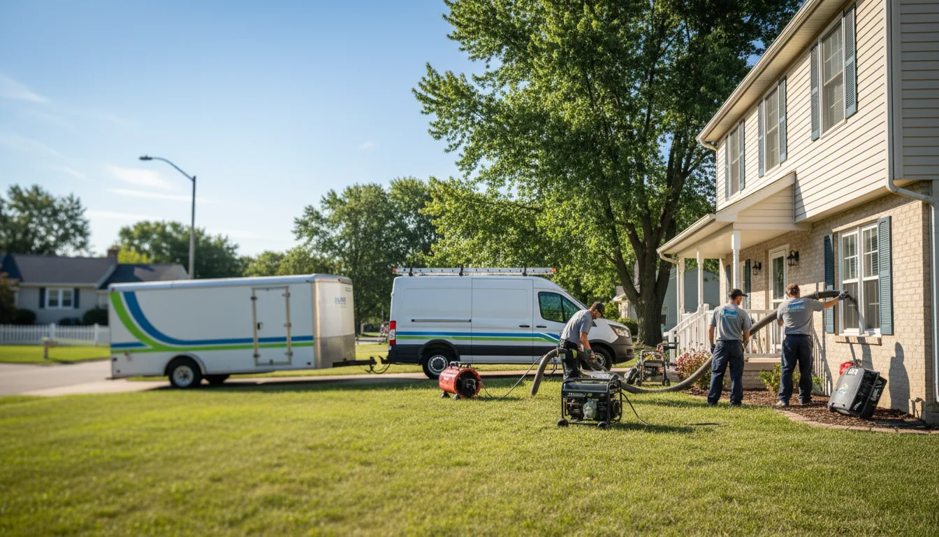 Flooded Basement Restoration And Cleanup With Repair in Hadley, NY near me